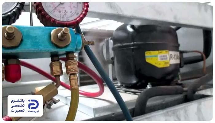 شارژ گاز یخچال بکو