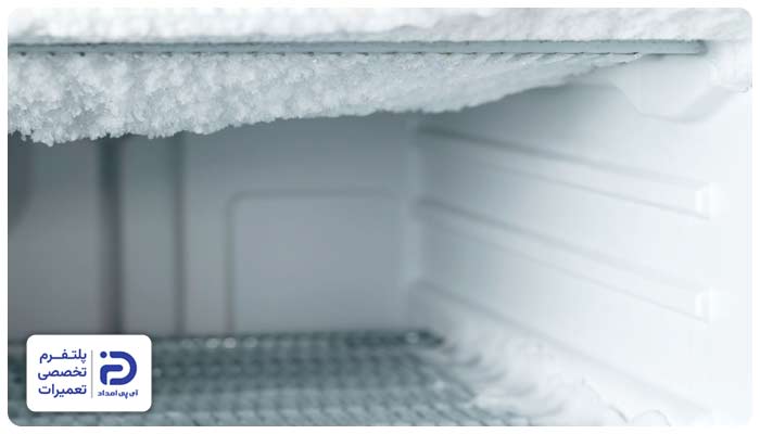 یخ زدن داخل یخچال بوش