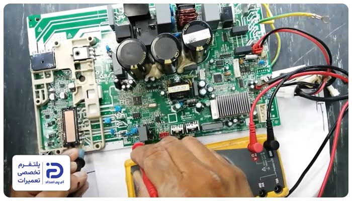تعمیر و تعویض برد ماشین لباسشویی هیتاچی