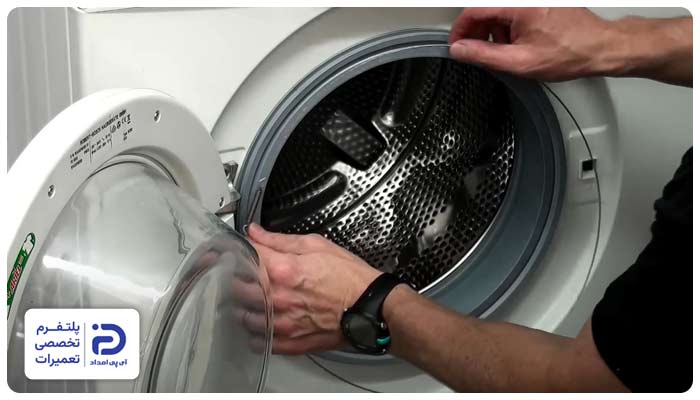تعویض لاستیک ماشین لباسشویی هیتاچی