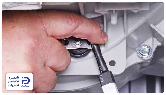 Repair and replacement of the LG dishwasher thermistor.