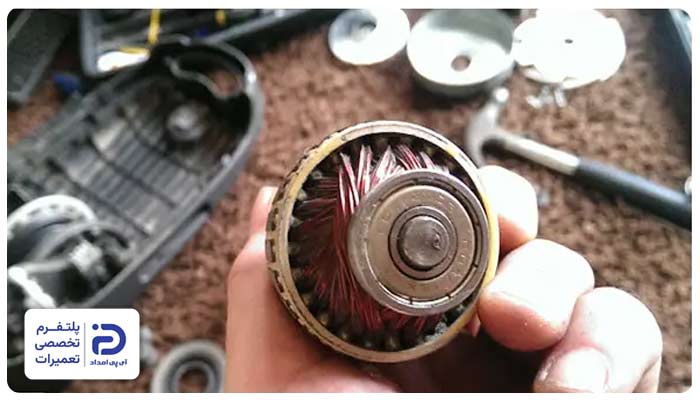 تعویض بلبرینگ جاروبرقی بوش