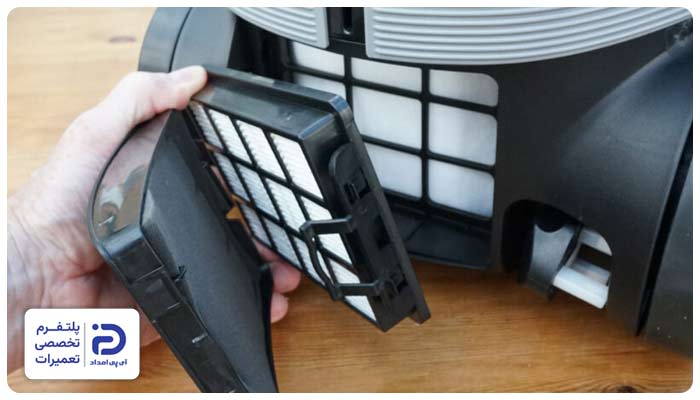 تعویض فیلتر جاروبرقی بوش