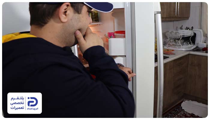 تعویض لاستیک درب یخچال بکو