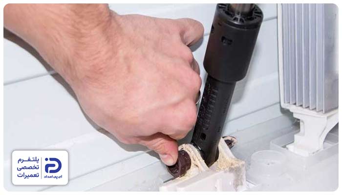 تعویض کمک فنر ماشین لباسشویی سامسونگ