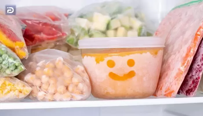 استفاده از قوطی و ظرف در نگهداری مواد غذایی منجمد