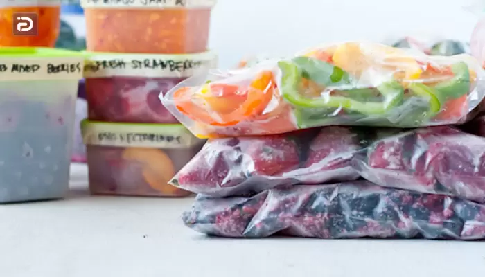 مراحل فریز کردن میوه