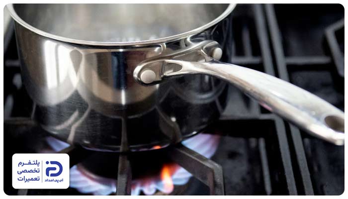 ضعیف شدن حرارت شعله اجاق گاز آلتون