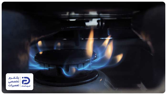 کم بودن حرارت شعله فر گاز سینجر