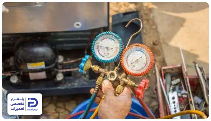 شارژ گاز یخچال آرچلیک