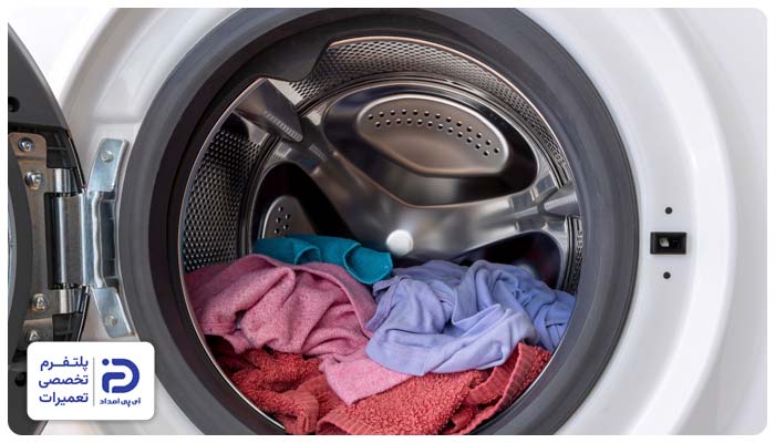 نچرخیدن دیگ ماشین لباسشویی زیرووات