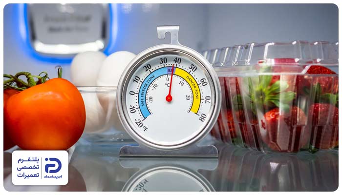 نوسان دمای یخچال حایر