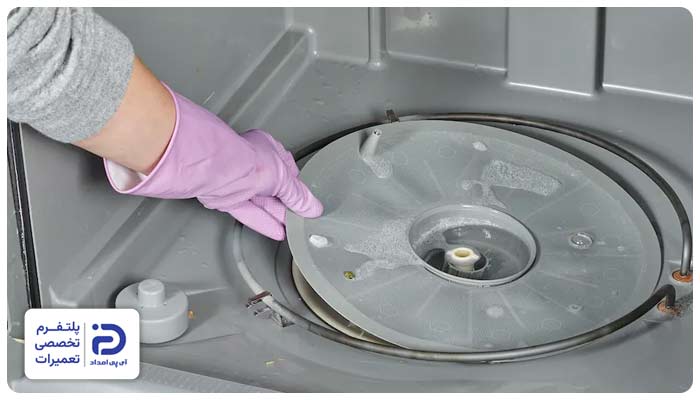 تخلیه نکردن ماشین ظرفشویی مجیک