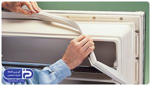 آموزش تعویض لاستیک یخچال