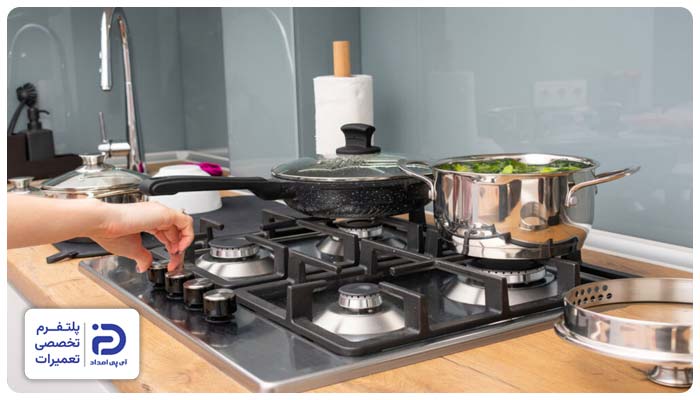 روشن نشدن شعله اجاق گاز آریستون