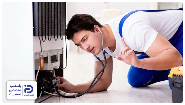 صدای زیاد یخچال باکنشت