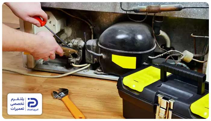 کار نکردن موتور یخچال الکترواستیل
