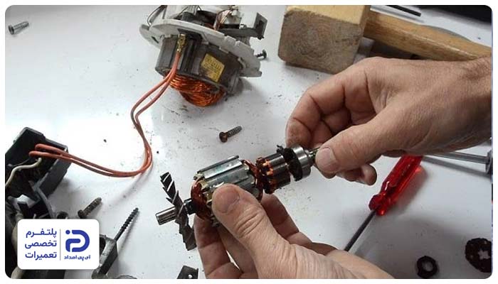 تعویض بلبرینگ جاروبرقی پاناسونیک