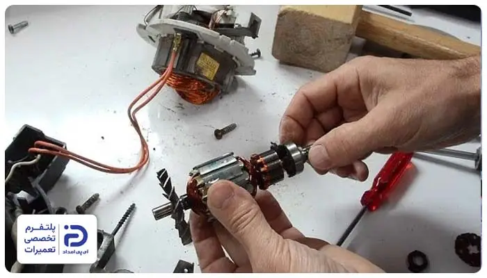 تعویض بلبرینگ جاروبرقی پاناسونیک