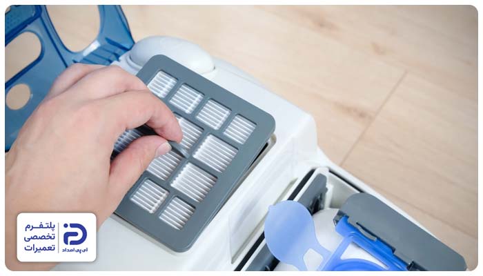 تعویض فیلتر جاروبرقی دلونگی