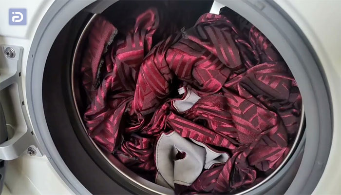 شستن پرده در ماشین لباسشویی سامسونگ