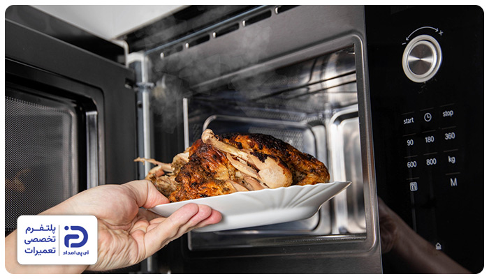 نحوه گریل کردن در ماکروفر آدمیرال