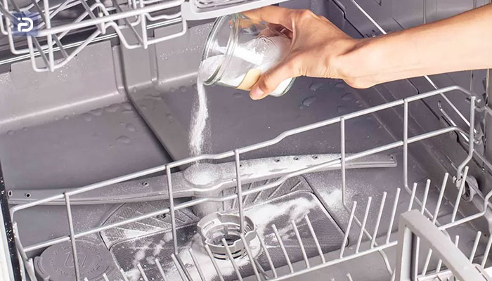 از بین بردن بوی بد ماشین ظرفشویی به‌وسیله سرکه و سودا