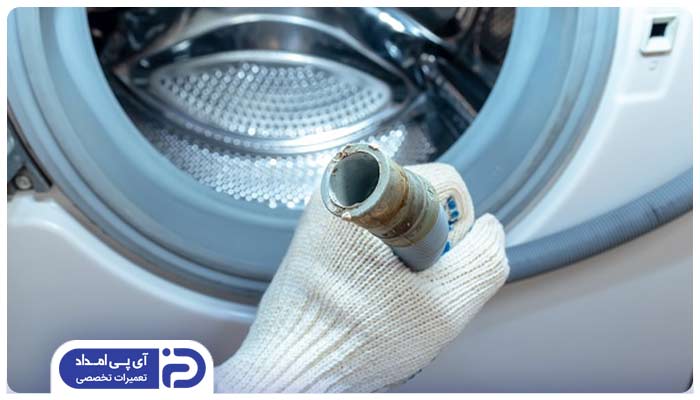 با مشکل تخلیه نکردن ماشین لباسشویی مواجه شدیم