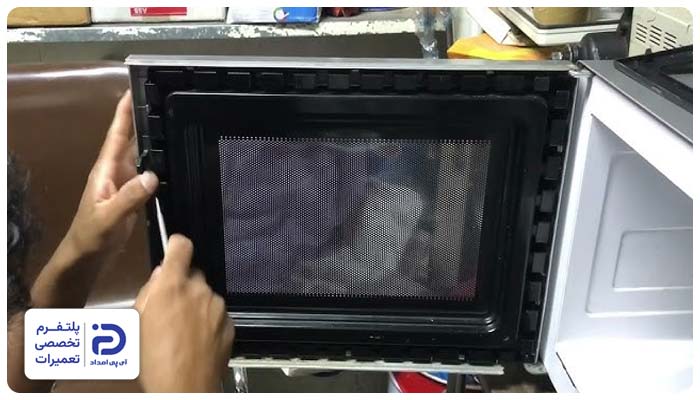 تعمیر شیشه ماکروفر میدیا