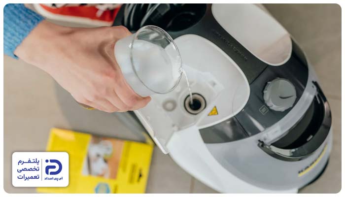 جرمگیری دستگاه بخارشوی