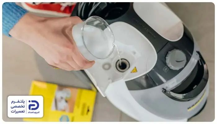 جرمگیری دستگاه بخارشوی