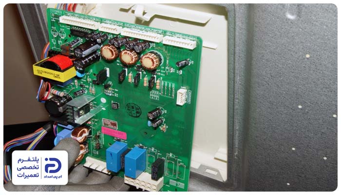 تعمیر برد الکترونیکی یخچال امرسان