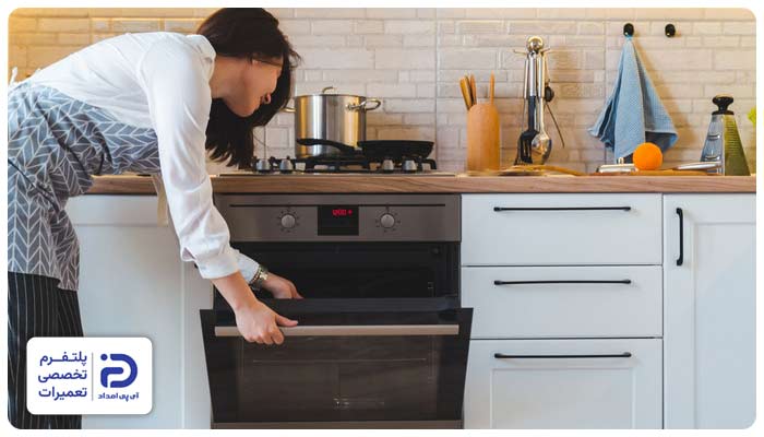 کار نکردن یا گرم نشدن فر اجاق گاز مجیک شف