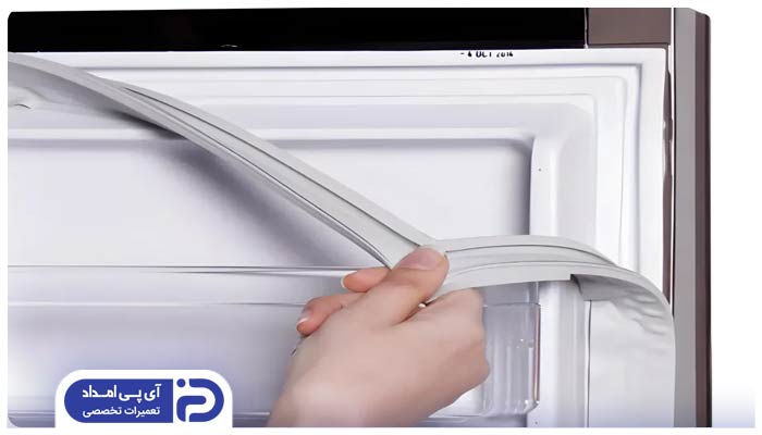 تعویض لاستیک درب یخچال ناسیونال