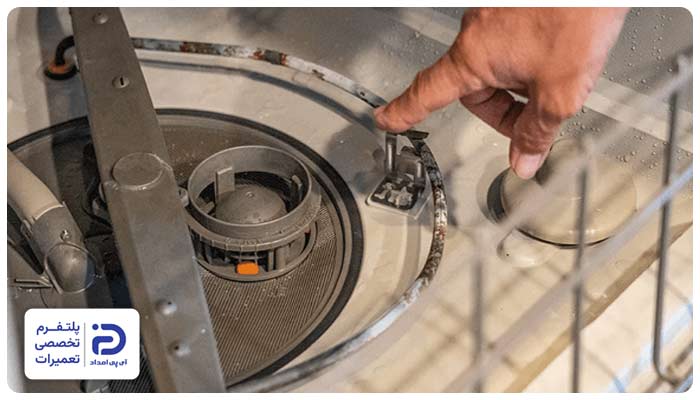 خرابی المنت دلیل خشک نشدن ظروف در ماشین ظرفشویی