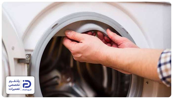 تعویض لاستیک ماشین لباسشویی تکنو
