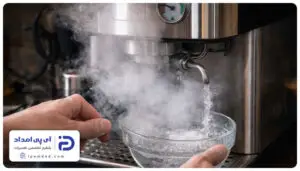 نحوه هواگیری دستگاه اسپرسوساز خانگی و صنعتی