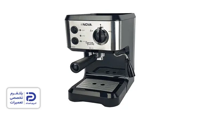 آموزش هواگیری دستگاه اسپرسو نوا