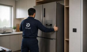 نصب یخچال در محل + آموزش