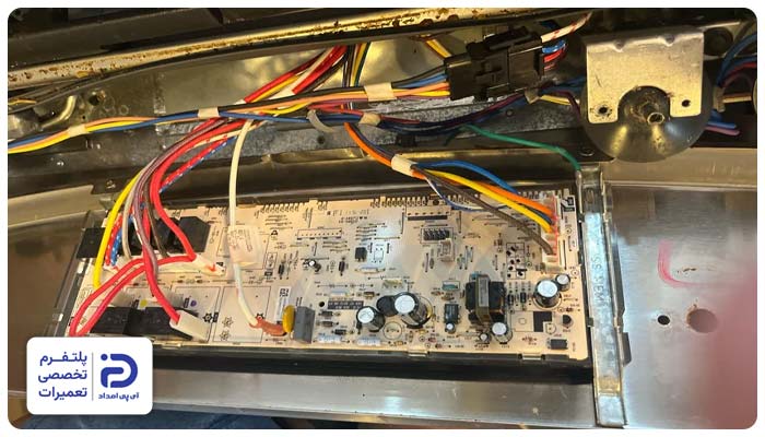 خرابی برد علت خاموش نشدن فر اجاق گاز