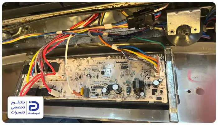 خرابی برد علت خاموش نشدن فر اجاق گاز