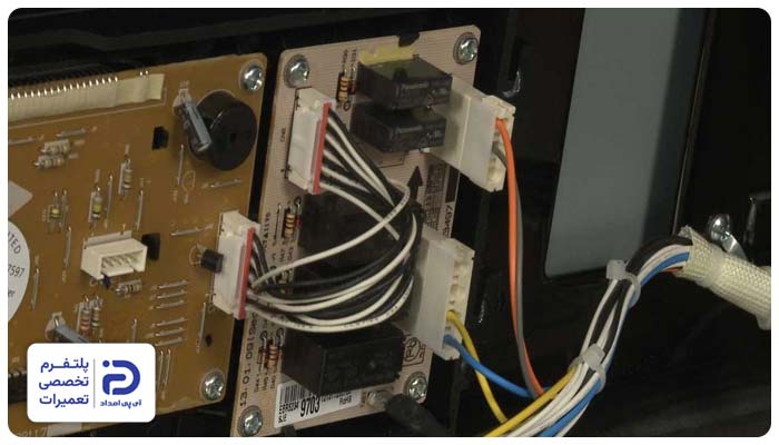 مشکل در رله برد الکتریکی علت خاموش نشدن فر گاز