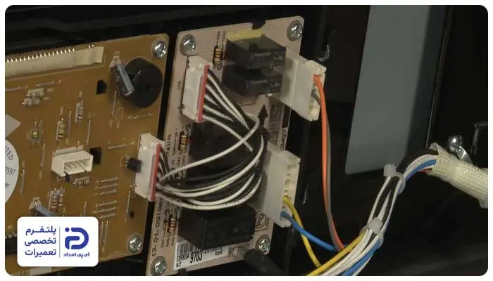 مشکل در رله برد الکتریکی علت خاموش نشدن فر گاز