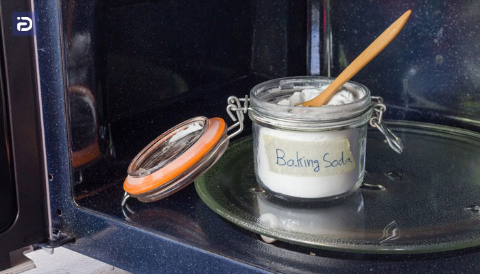 تمیزکردن مایکروفر با جوش شیرین