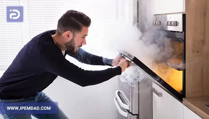 علت دود کردن اجاق گاز