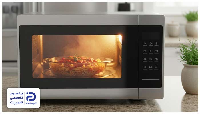 نحوه گرم شدن غذا در مایکروفر