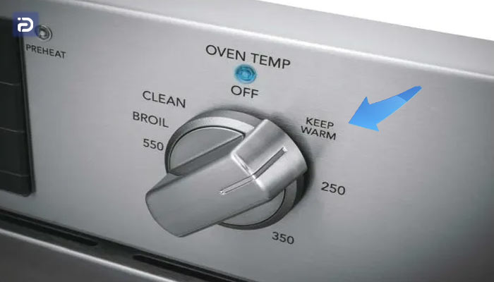 تنظیم دکمه گرم کن (Warm) در فر برقی و گازی