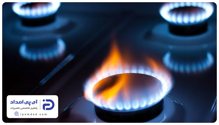 علت زرد سوختن شعله اجاق گاز