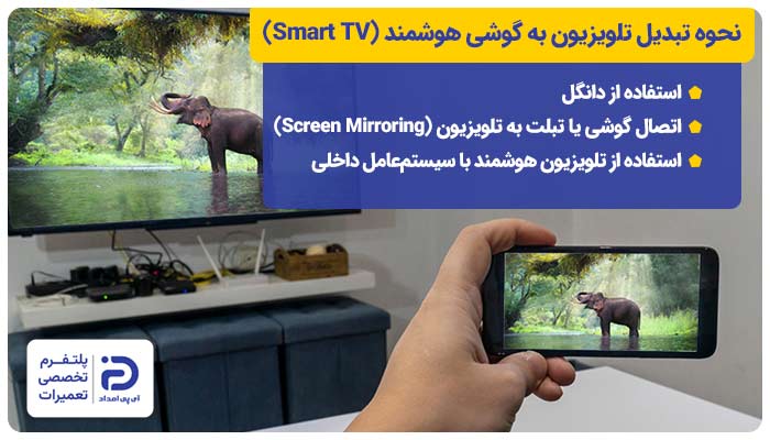 نحوه تبدیل تلویزیون به گوشی هوشمند (Smart TV)