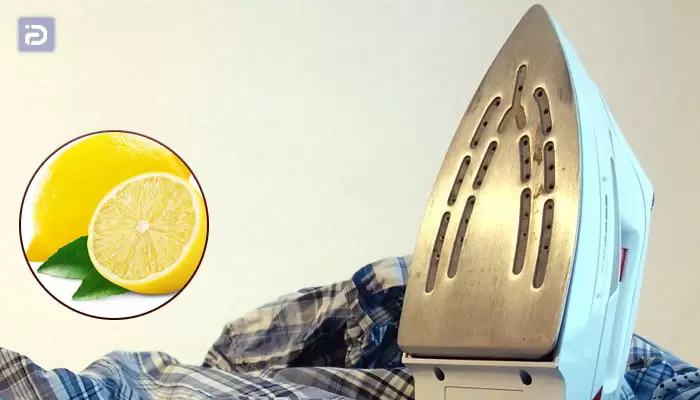 استفاده از لیمو ترش راه حل از بین بردن زنگ زدگی کف اتو